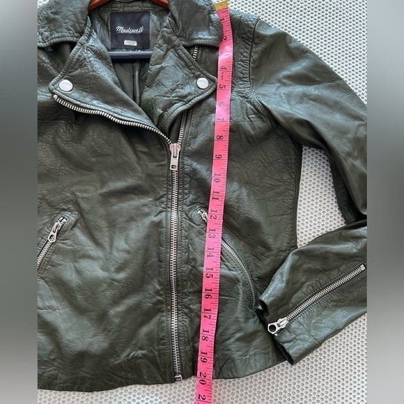Madewell The Washed Leather Motorcycle Jacket - Picture 10 of 16